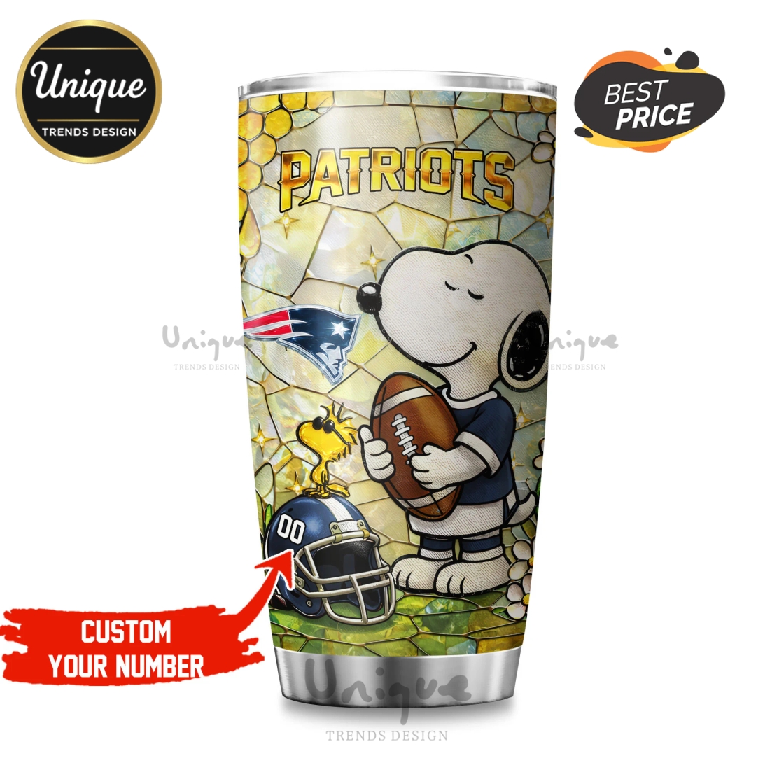 Premium New England Patriots NFL Snoopy Pride Tumbler Premium New England Patriots NFL Snoopy Pride Tumbler