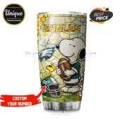 Philadelphia Eagles Snoopy Pride Tumbler - Show your team spirit!