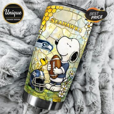Premium Seattle Seahawks NFL Snoopy Pride Tumbler