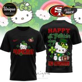 San Francisco 49ers Hello Kitty St. Patrick's Day 3D Shirt
