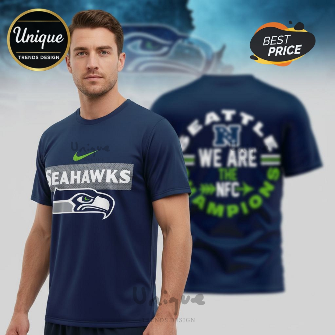 Seattle Seahawks Premium NFL 2026 Super Bowl 3D Shirt Seattle Seahawks Premium NFL 2026 Super Bowl 3D Shirt