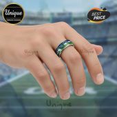 Seattle Seahawks Super Bowl 2026 Ring - Premium Silver Tungsten NFL Championship Ring