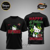 Tampa Bay Buccaneers Hello Kitty St. Patrick's Day 3D Shirt