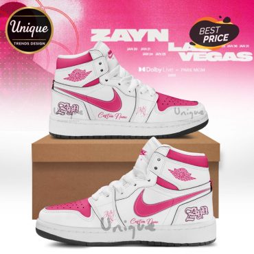 Zayn Live in Las Vegas Signature Pink Air Jordan 1