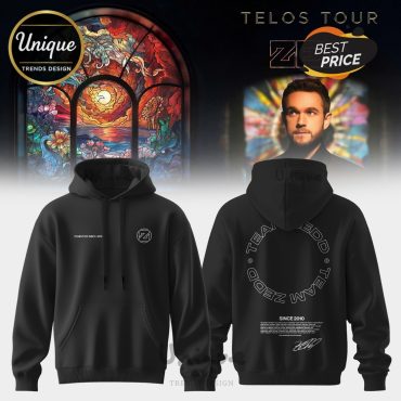 Zedd Telos World Tour Black Signatures Hoodie, Cap