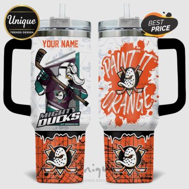 Anaheim Ducks Paint It Orange NHL 40oz Tumbler