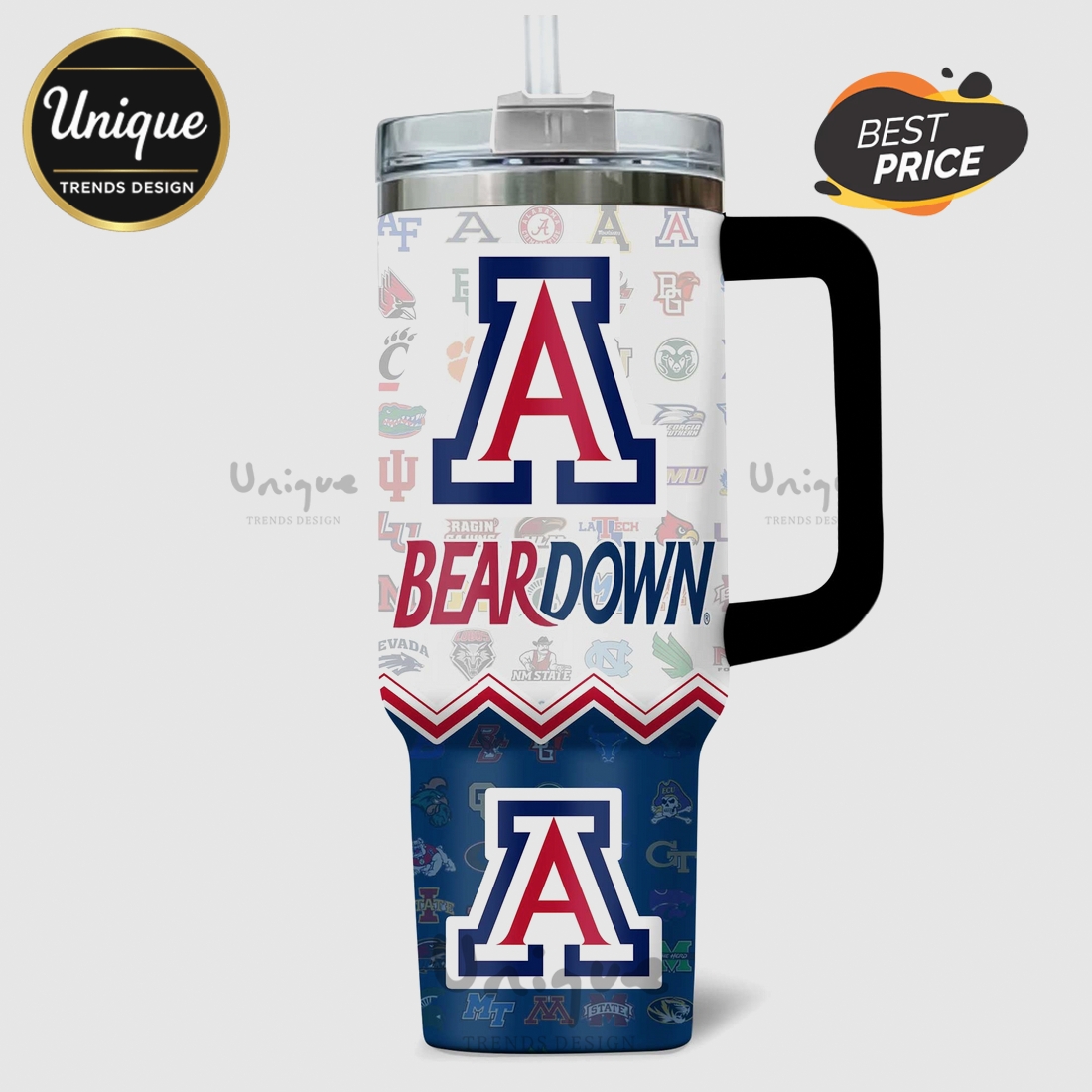 Arizona Wildcats NCAA Basketball Slogan 40oz Stanley Tumbler Arizona Wildcats NCAA Basketball Slogan 40oz Stanley Tumbler