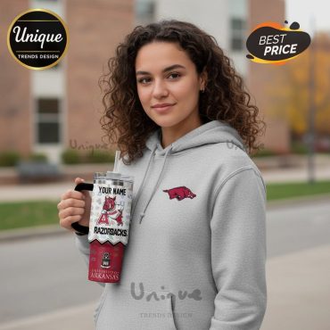 Arkansas Razorbacks Pig Sooie NCAA Stanley Style 40oz Tumbler