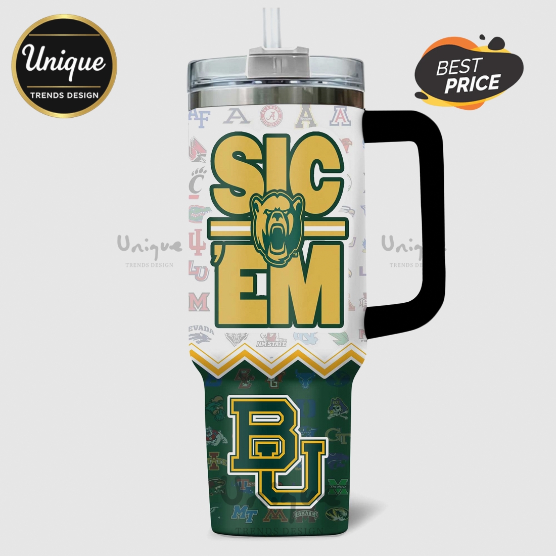 Baylor Bears Basketball Slogan 40oz Insulated Tumbler Baylor Bears Basketball Slogan 40oz Insulated Tumbler