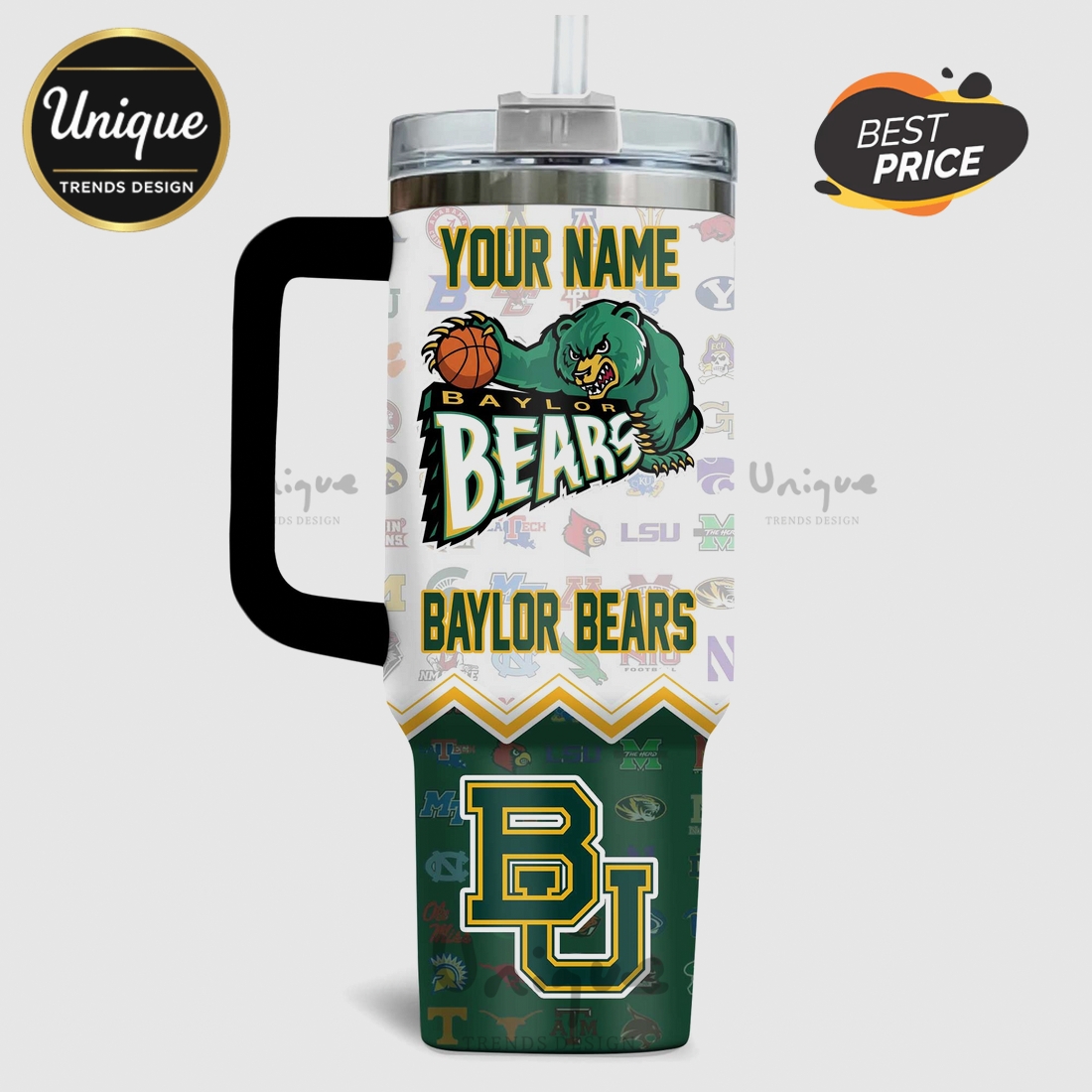 Baylor Bears Basketball Slogan 40oz Insulated Tumbler Baylor Bears Basketball Slogan 40oz Insulated Tumbler