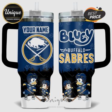 Bluey Buffalo Sabres Personalized 40oz Stanley Tumbler