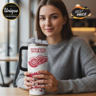 Bluey Detroit Red Wings NHL Personalized 40oz Tumbler