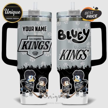 Bluey Los Angeles Kings NHL Hockey 40oz Tumbler