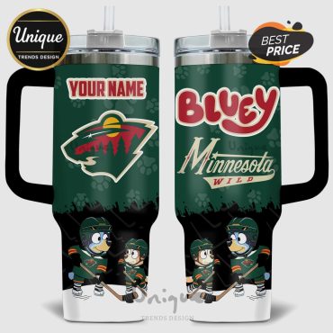 Bluey Minnesota Wild Personalized 40oz Stanley Tumbler