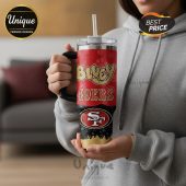 Bluey San Francisco 49ers Personalized 40oz Stanley Tumbler