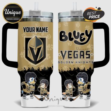 Bluey Vegas Golden Knights NHL Stanley 40oz Tumbler