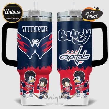 Bluey Washington Capitals NHL 40oz Stanley Personalized Tumbler