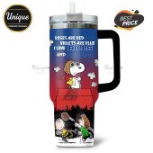 Buffalo Bills Snoopy Bud Light Personalized 40oz Tumbler - Stay hydrated in style!