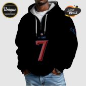 C.J. Stroud Houston Texans  7 Waffle Quarter Zip NFL Hoodie