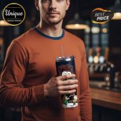 Personalized Chicago Bears Snoopy Bud Light 40oz Tumbler - Show your team spirit!