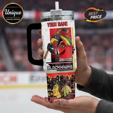 Chicago Blackhawks One Goal NHL 40oz Stanley Style Tumbler