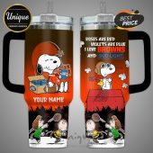 Cleveland Browns Snoopy Bud Light 40oz Tumbler - Personalized Gift