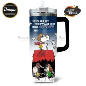 Dallas Cowboys Snoopy Bud Light 40oz Tumbler - Personalized with Name!