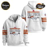 Denver Broncos Champions hoodie featuring team logos and colors.!
