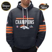 Denver Broncos Champions hoodie with team logos and Super Bowl emblem.!