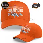 Orange ball cap with 'American Football Conference Champions' and Broncos logo!