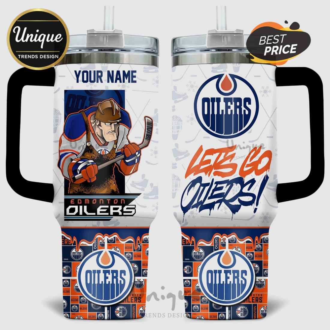 Edmonton Oilers Let’s Go Oilers! NHL Hockey Fan 40oz Tumbler Edmonton Oilers Let’s Go Oilers! NHL Hockey Fan 40oz Tumbler