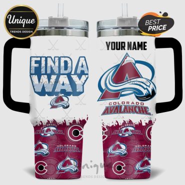 Find A Way Colorado Avalanche NHL 40oz Stanley Style Tumbler