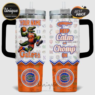 Florida Gators Basketball Slogan 40oz Stanley Style Tumbler