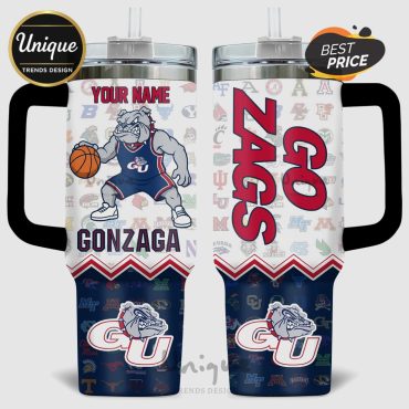 Gonzaga Bulldogs NCAA Basketball Slogan 40oz Stanley Tumbler
