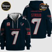 Houston Stroud #7 Texans hoodie, front and back view.!