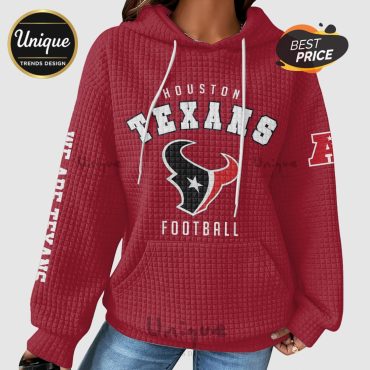 Houston Texans NFL We Are Texans Waffle Knit Hoodie