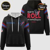 Black hoodie featuring 'H-Town', Texans logo and AFC South Champions design.!