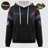 Black hoodie with Houston Texans logo and H-Town text. NFL logo on the sleeve.!