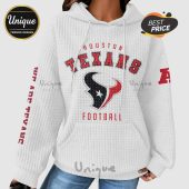 Houston Texans hoodie with team logo, 'Houston Texans Football', 'We are Texans' text.!