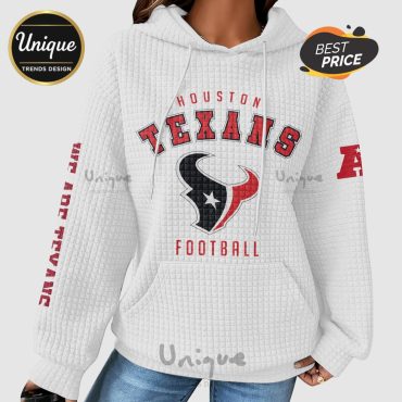Houston Texans We Are Texans NFL Football Waffle Hoodie