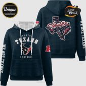 Houston Texans hoodie. Design features state of Texas outline with logo fill, team name and colors.!