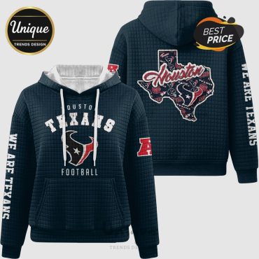 Houston Texans We Are Texans NFL Quilted Football Hoodie