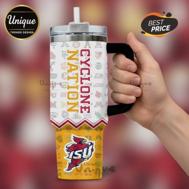 Iowa State Cyclones Cyclone Nation 40oz Stanley Tumbler