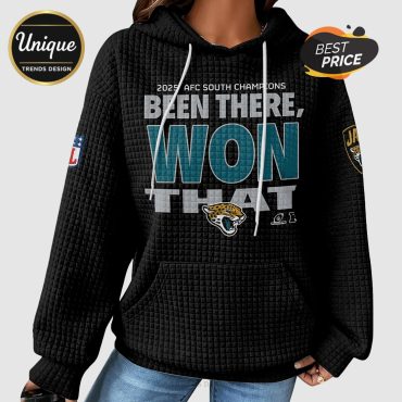 Jacksonville Jaguars Been There Won That NFL Waffle Hoodie