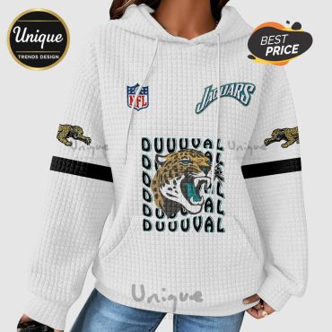 Jacksonville Jaguars Hunter 12 NFL Waffle Hoodie