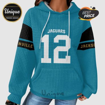 Jacksonville Jaguars Hunter 12 NFL Waffle Knit Hoodie