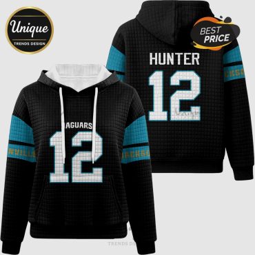 Jacksonville Jaguars Hunter 12 NFL Waffle Pullover Hoodie