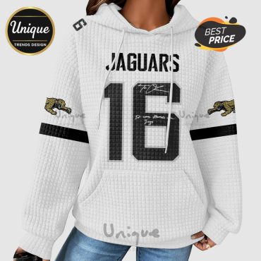 Jacksonville Jaguars Lawrence 16 Signature Waffle Texture Hoodie