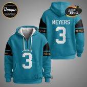 Hoodie featuring 'Jaguars' and number '3' on the front, 'Meyers' and number '3' on the back.!