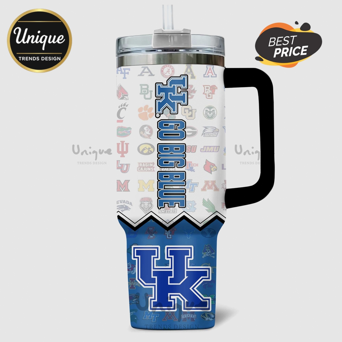 Kentucky Wildcats NCAA Basketball Go Big Blue Personalized 40oz Tumbler Kentucky Wildcats NCAA Basketball Go Big Blue Personalized 40oz Tumbler